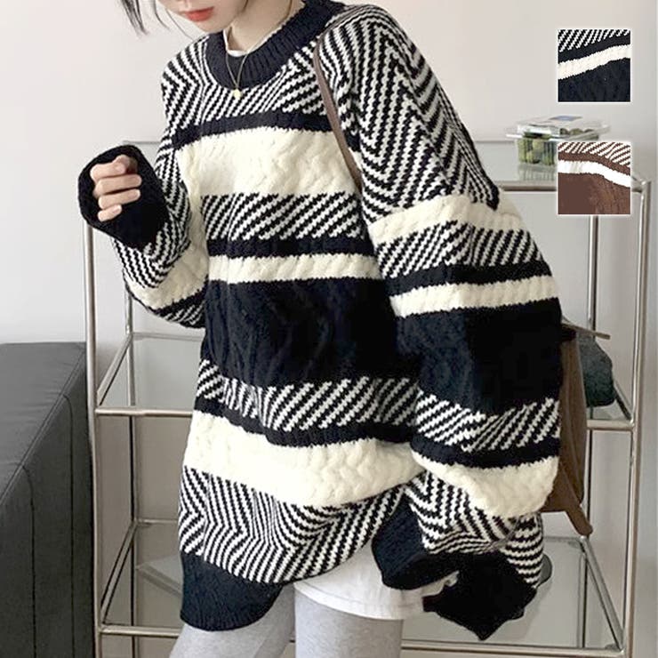 オーバーサイズゆったりニット 秋 冬 | Amulet | 詳細画像1 