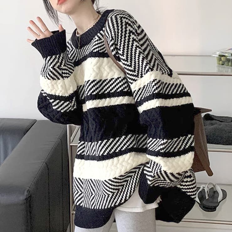 オーバーサイズゆったりニット 秋 冬 | Amulet | 詳細画像11 