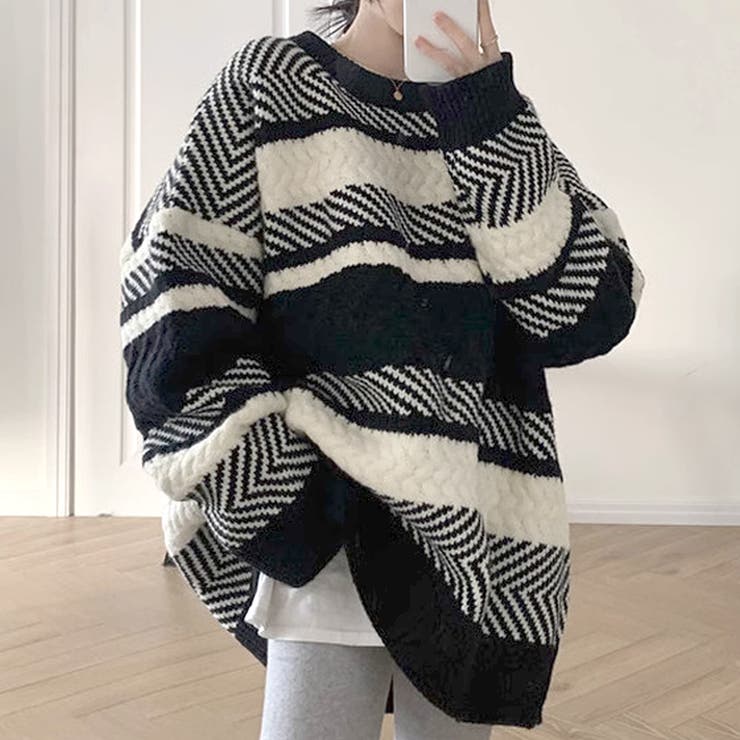 オーバーサイズゆったりニット 秋 冬 | Amulet | 詳細画像13 