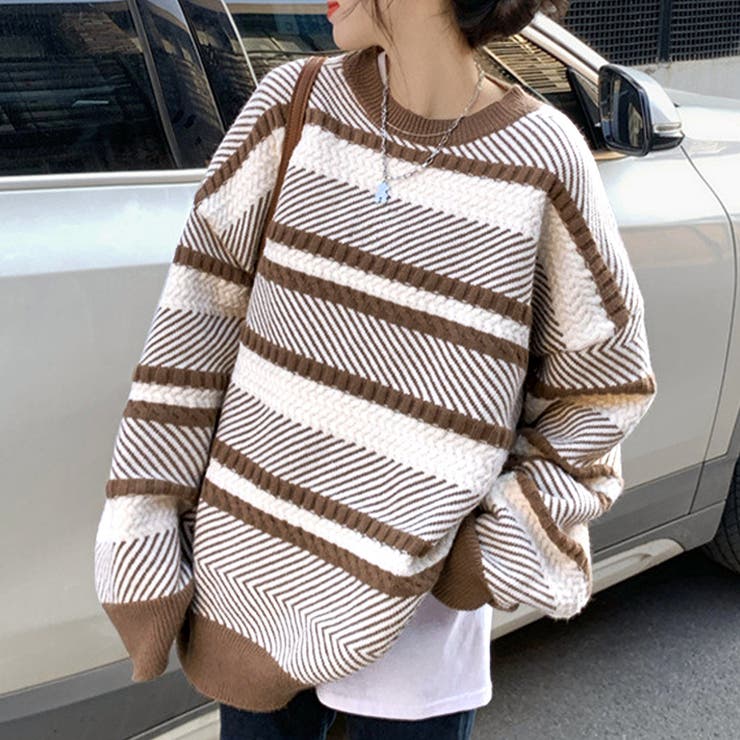 オーバーサイズゆったりニット 秋 冬 | Amulet | 詳細画像3 