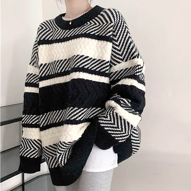 オーバーサイズゆったりニット 秋 冬 | Amulet | 詳細画像4 