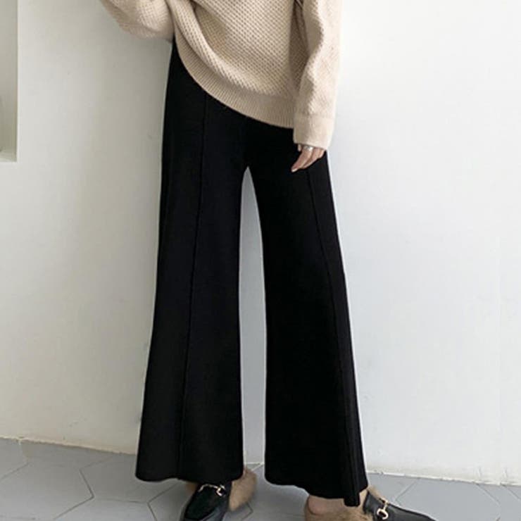 ニットタックパンツ レディース 10代 | Amulet | 詳細画像8 