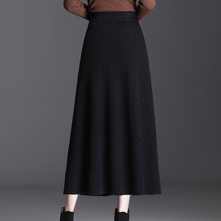 ニットフレアスカート 秋 冬 | Amulet | 詳細画像12 