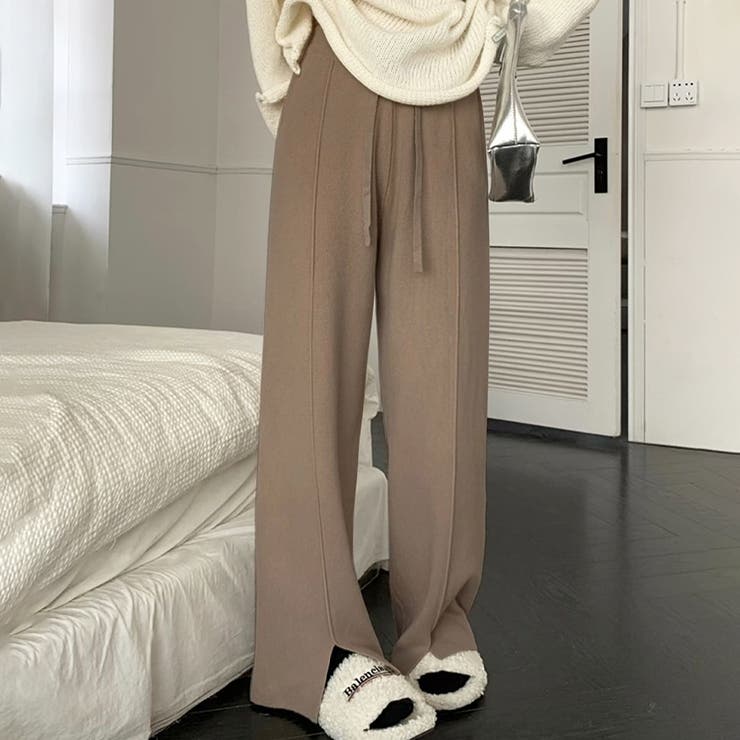 スリットセンタープレスパンツ 春 秋 | Amulet | 詳細画像8 