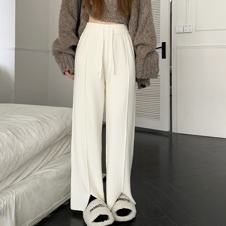 スリットセンタープレスパンツ 春 秋 | Amulet | 詳細画像9 