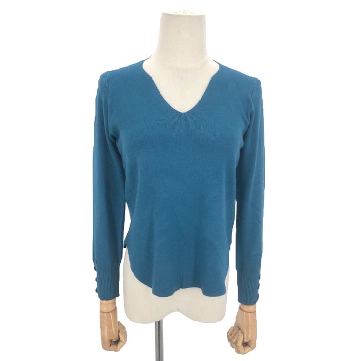 Vネックニットセーター レディース 10代 | Amulet | 詳細画像20 