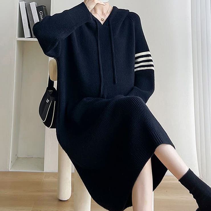 カジュアルニットワンピース レディース 10代 | Amulet | 詳細画像14 