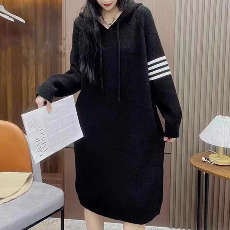 カジュアルニットワンピース レディース 10代 | Amulet | 詳細画像9 