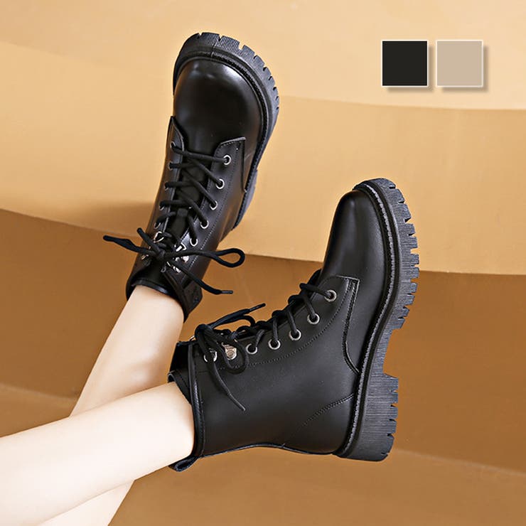 レースアップショートブーツ レディース 10代 | Amulet | 詳細画像1 