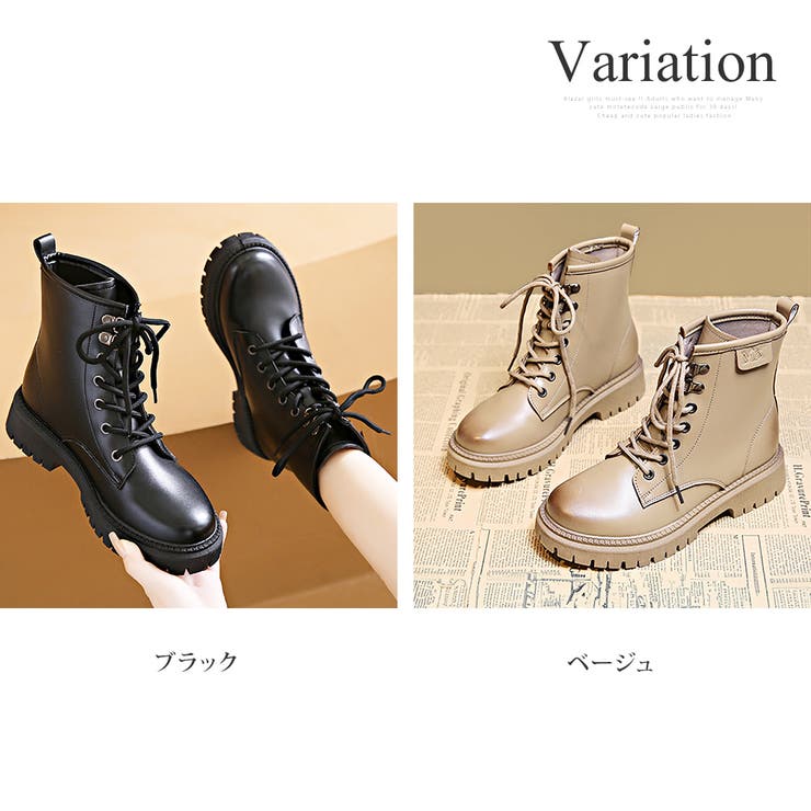 レースアップショートブーツ レディース 10代 | Amulet | 詳細画像5 