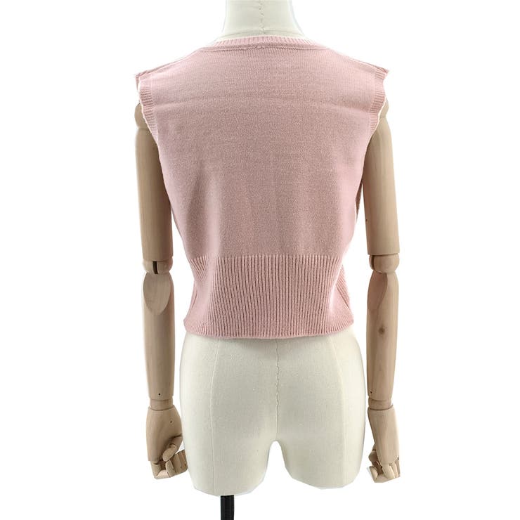 スクープドネックニットベスト レディース 10代 | Amulet | 詳細画像17 