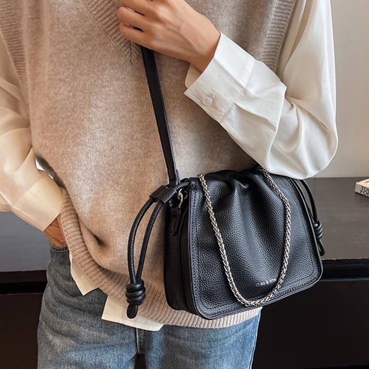 巾着型クロスボディバッグ レディース 10代 | Amulet | 詳細画像3 