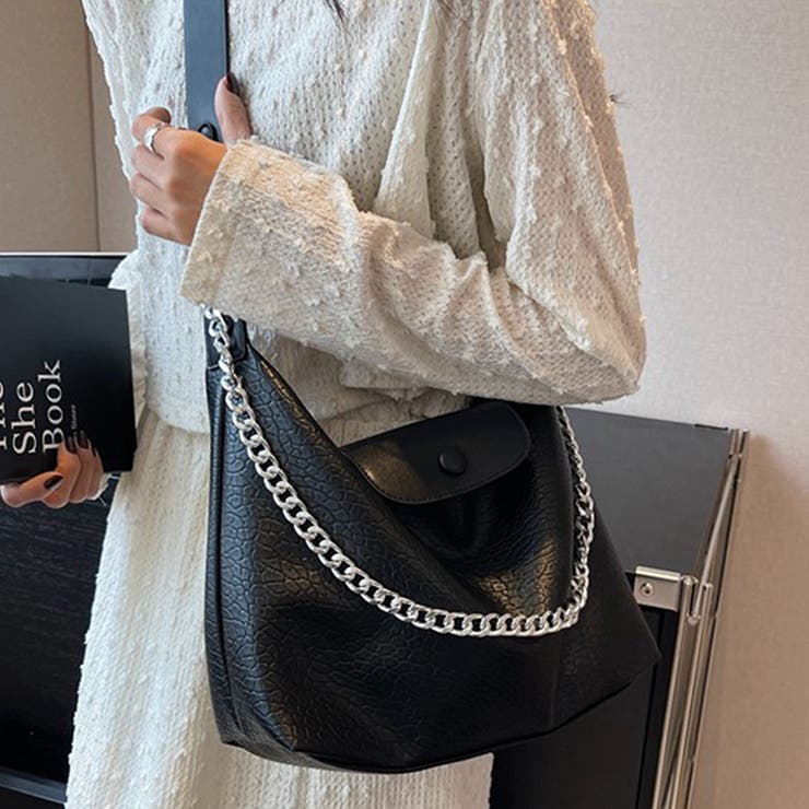 ビッグチェーンショルダーバッグ レディース 10代 | Amulet | 詳細画像4 