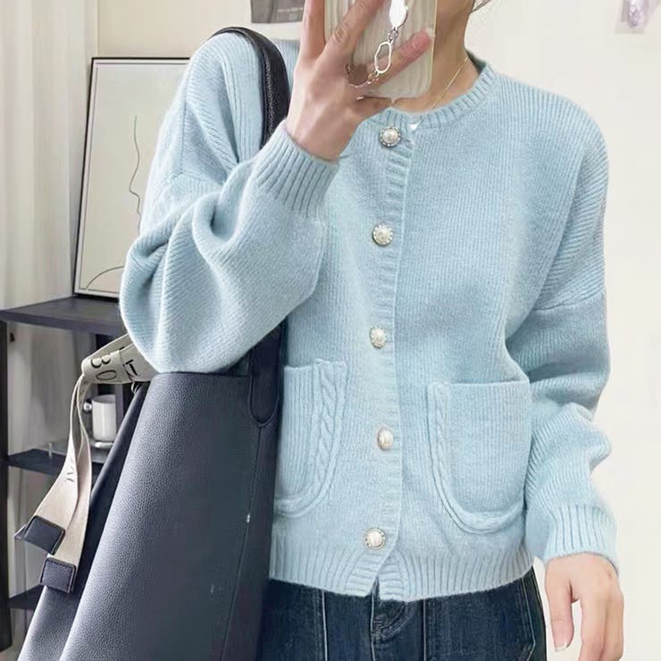 ショート丈2wayカーディガン レディース 10代 | Amulet | 詳細画像10 