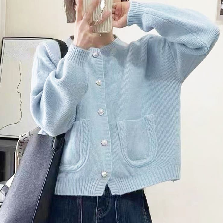 ショート丈2wayカーディガン レディース 10代 | Amulet | 詳細画像16 