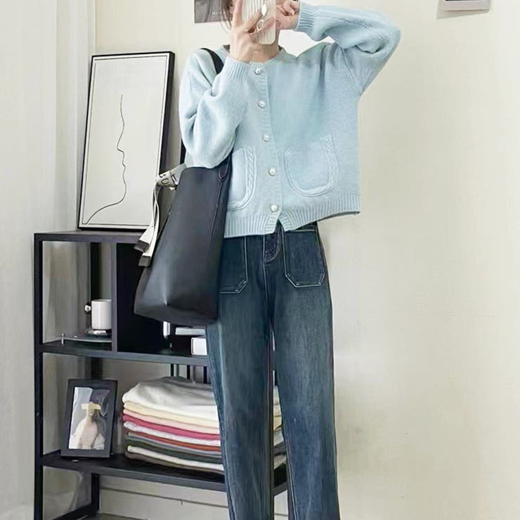 ショート丈2wayカーディガン レディース 10代 | Amulet | 詳細画像2 