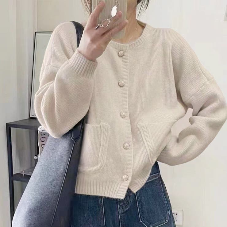 ショート丈2wayカーディガン レディース 10代 | Amulet | 詳細画像9 