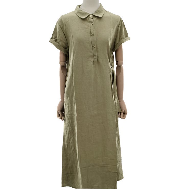 サイドリボンシャツワンピース レディース 10代 | Amulet | 詳細画像17 