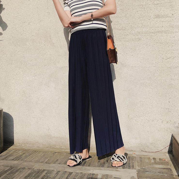 ゆったりプリーツパンツ レディース 10代 | Amulet | 詳細画像18 