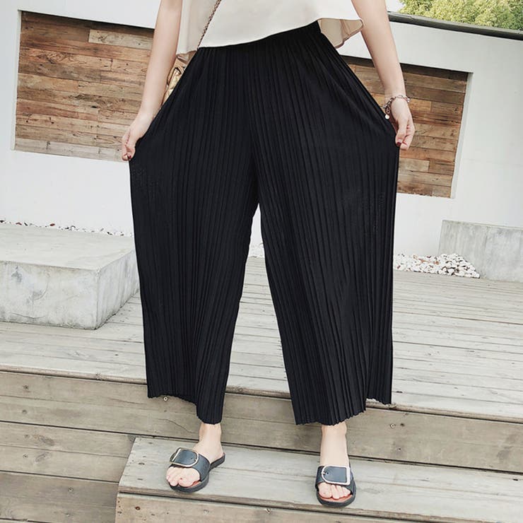 ゆったりプリーツパンツ レディース 10代 | Amulet | 詳細画像20 