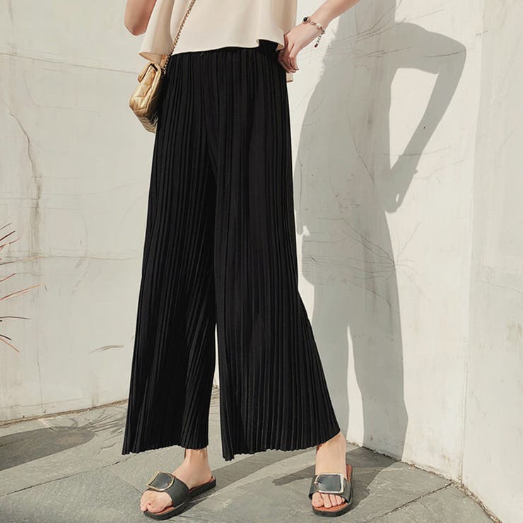 ゆったりプリーツパンツ レディース 10代 | Amulet | 詳細画像9 