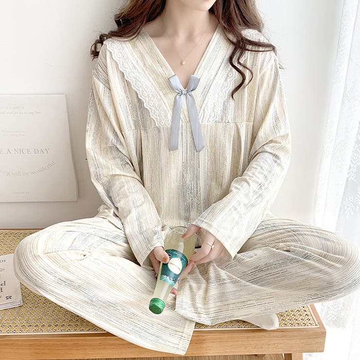 リボン付きルームウェア レディース 10代 | Amulet | 詳細画像8 