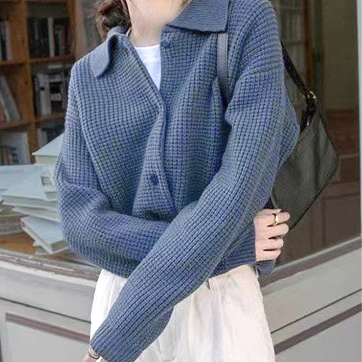 かのこ編みニットトップス レディース 10代 | Amulet | 詳細画像10 