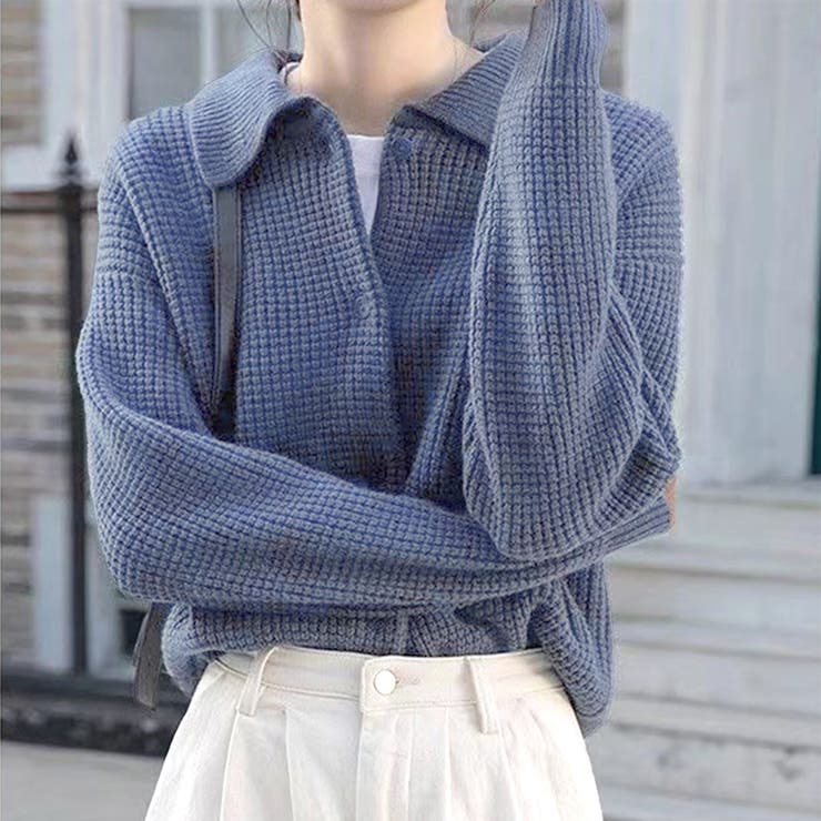 かのこ編みニットトップス レディース 10代 | Amulet | 詳細画像8 