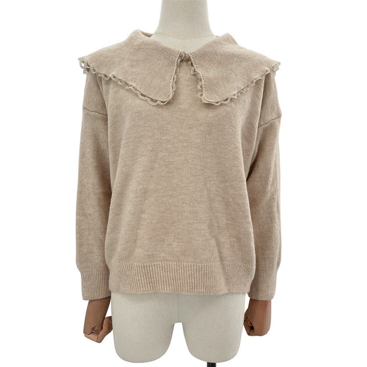 セーラーカラーニットプルオーバー レディース 10代 | Amulet | 詳細画像15 