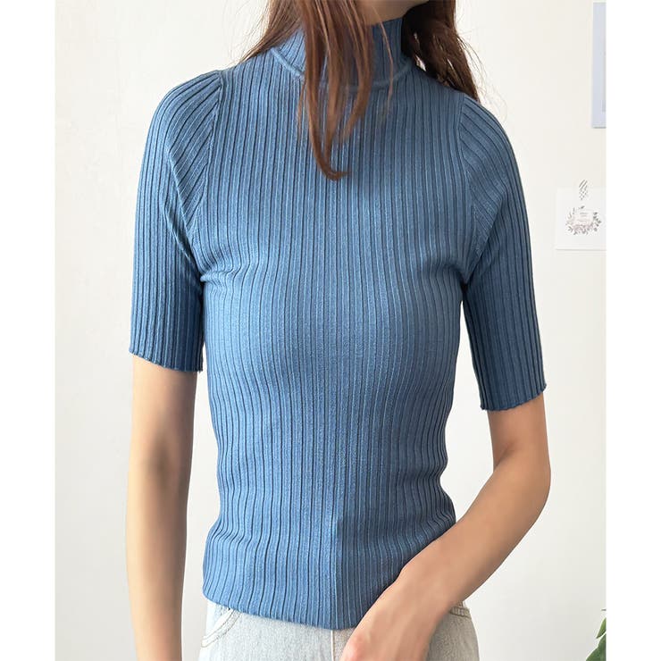 半袖リブニットソー レディース 韓国 | Amulet | 詳細画像11 