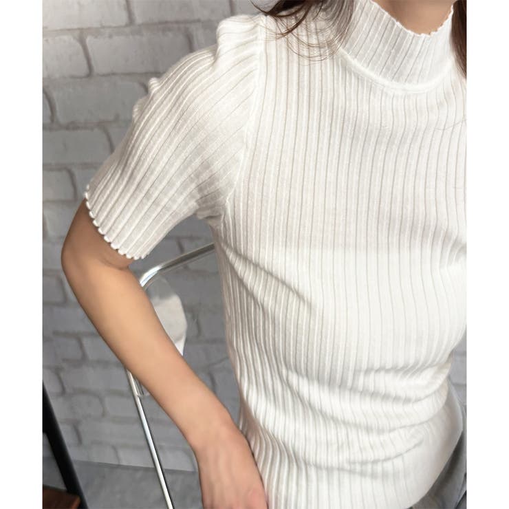 半袖リブニットソー レディース 韓国 | Amulet | 詳細画像19 