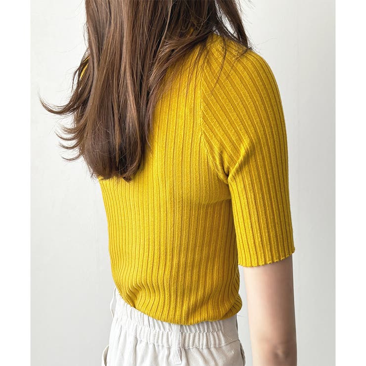 半袖リブニットソー レディース 韓国 | Amulet | 詳細画像21 