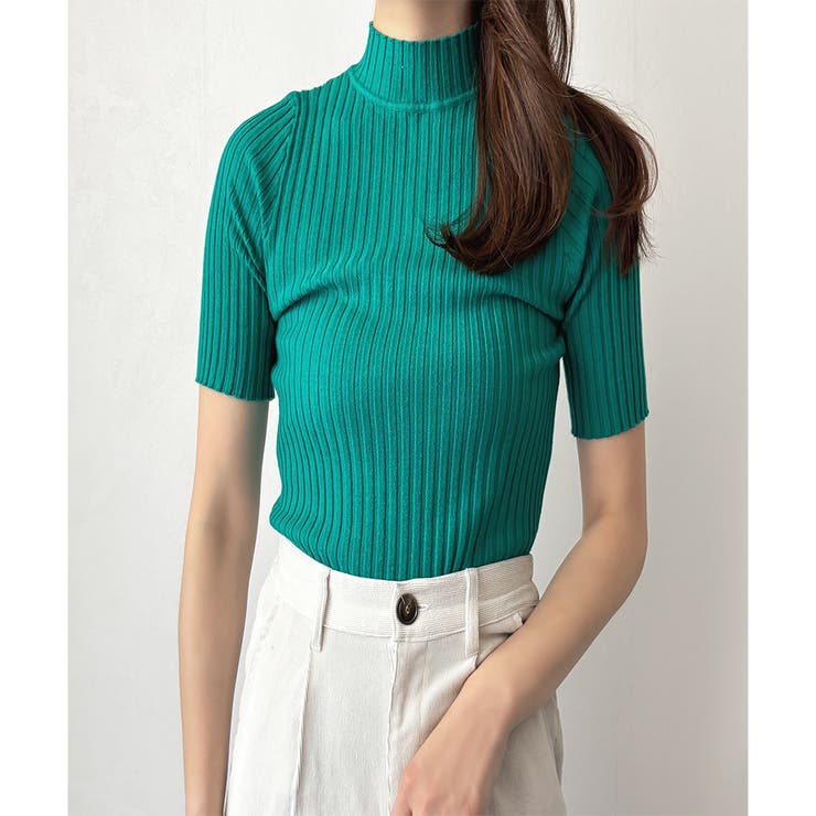 半袖リブニットソー レディース 韓国 | Amulet | 詳細画像22 