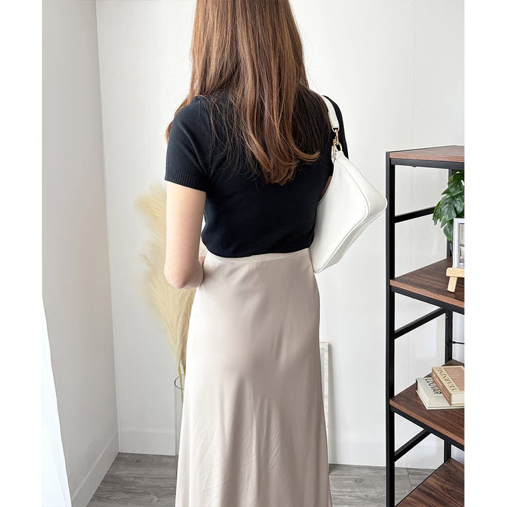 半袖ハイネックニットソー レディース 韓国 | Amulet | 詳細画像15 