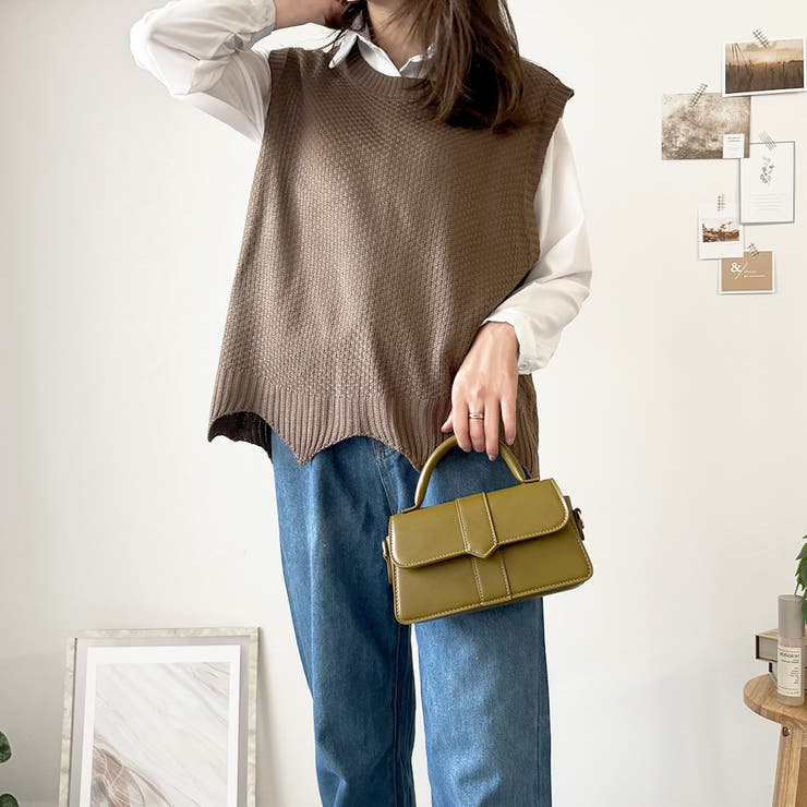 ニットベストトップス レディース ニットベスト | Amulet | 詳細画像20 