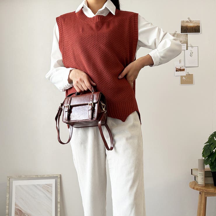 ニットベストトップス レディース ニットベスト | Amulet | 詳細画像26 