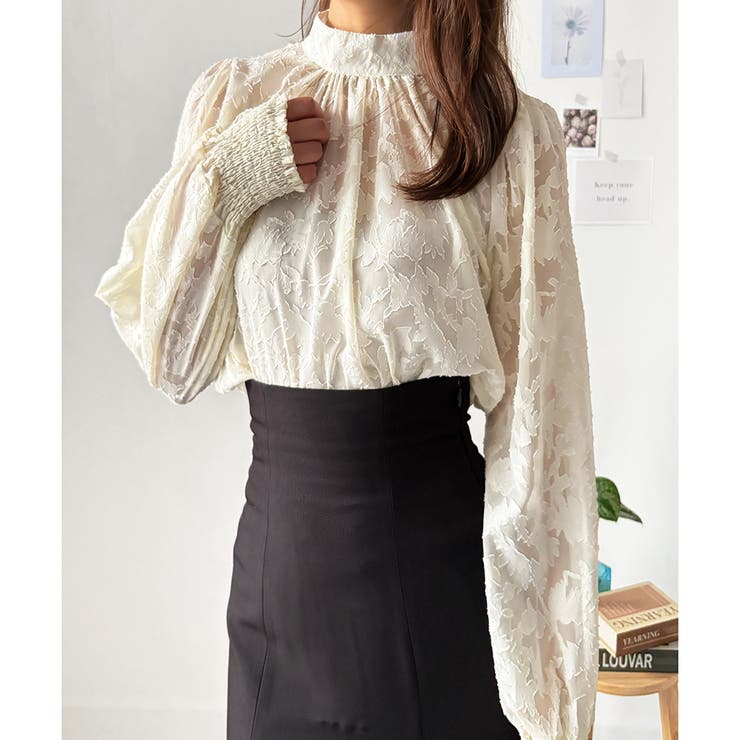 フラワーシャギーブラウス レディース 韓国 | Amulet | 詳細画像18 