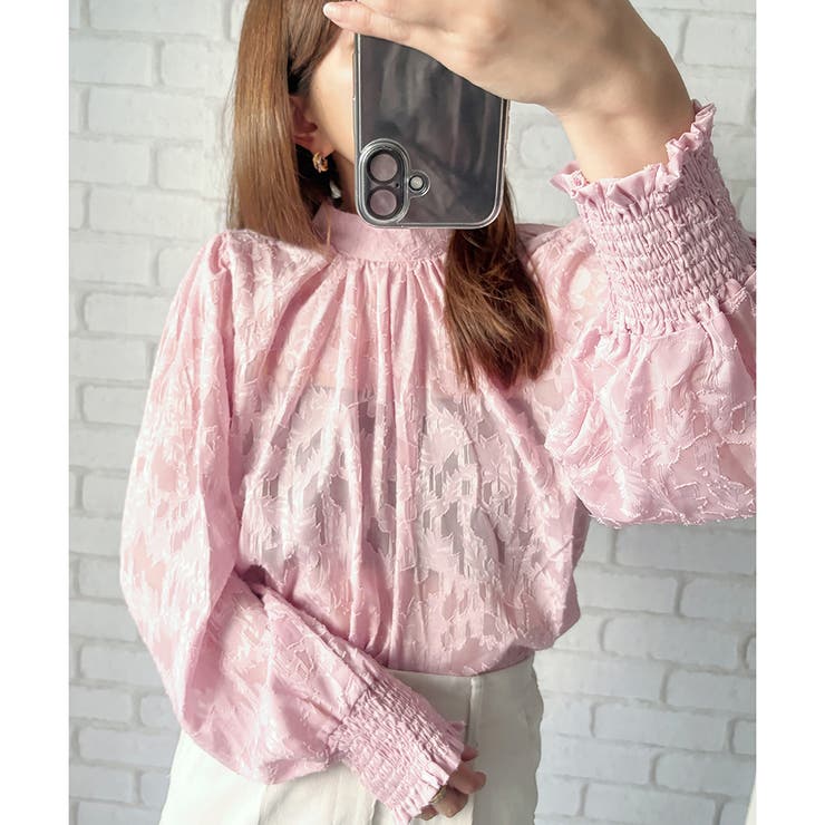 フラワーシャギーブラウス レディース 韓国 | Amulet | 詳細画像19 