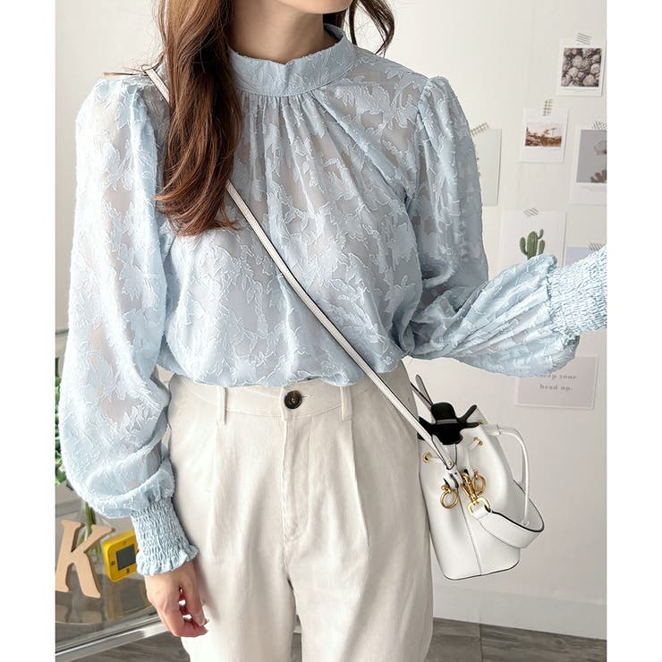 フラワーシャギーブラウス レディース 韓国 | Amulet | 詳細画像29 