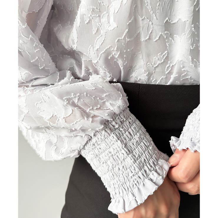 フラワーシャギーブラウス レディース 韓国 | Amulet | 詳細画像32 