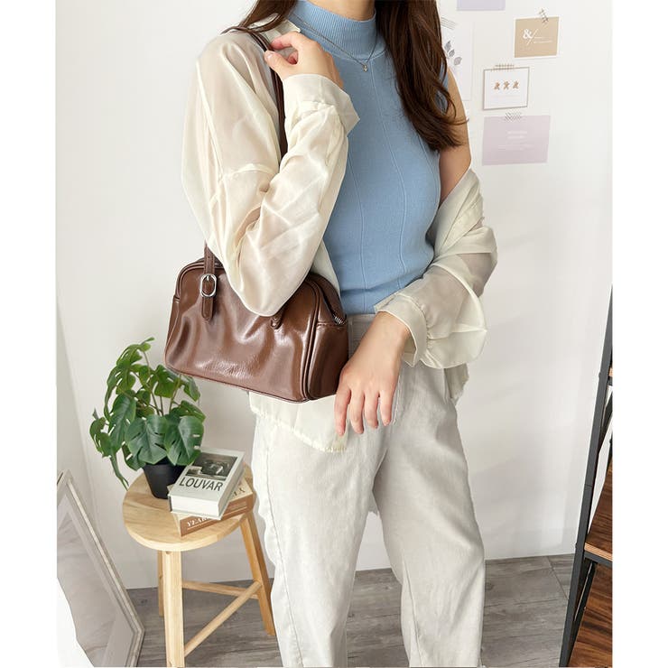 リブノースリーブニット 重ね着 リブ | Amulet | 詳細画像18 