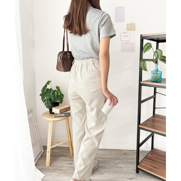 リブタッチVネックトップス リブ 韓国 | Amulet | 詳細画像26 