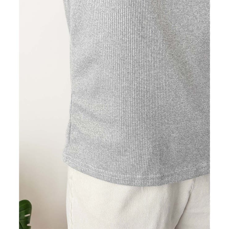 リブタッチVネックトップス リブ 韓国 | Amulet | 詳細画像28 