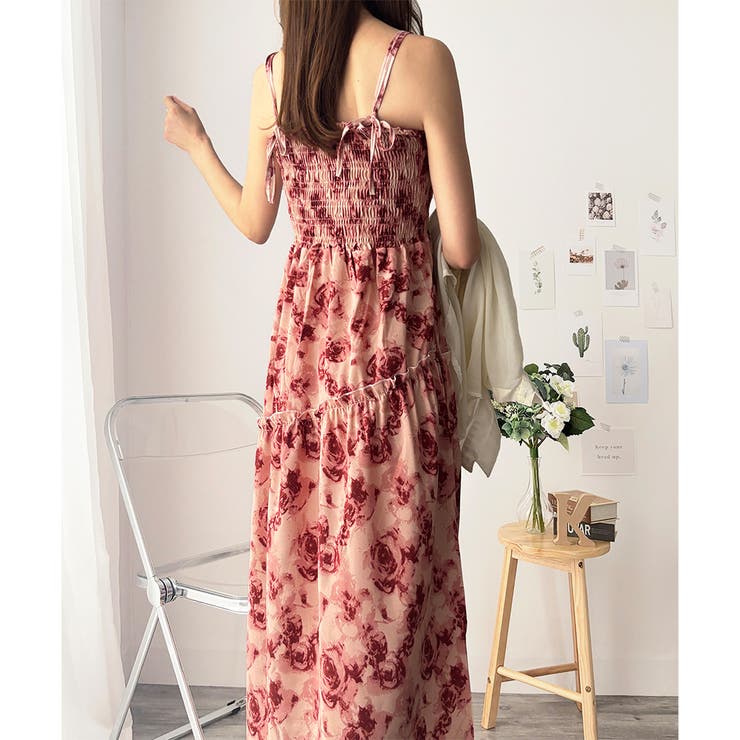 MISSONI★素敵！シャーリングメタリックマキシワンピース WEB限定カラー】マキシ丈シャーリングワンピース | Rose Tiara