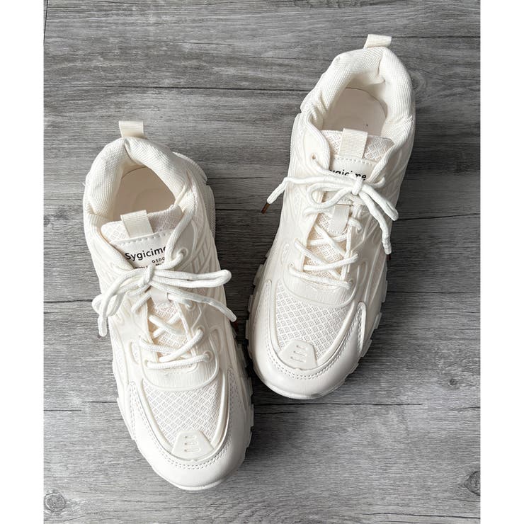 メッシュ切替厚底スニーカー レディース 軽量 | Amulet | 詳細画像33 