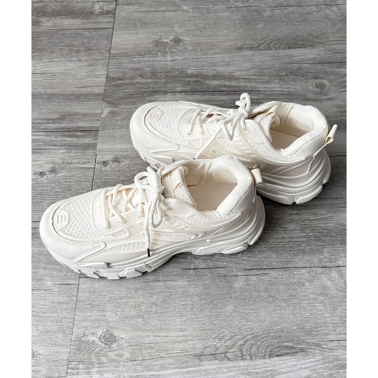 メッシュ切替厚底スニーカー レディース 軽量 | Amulet | 詳細画像39 