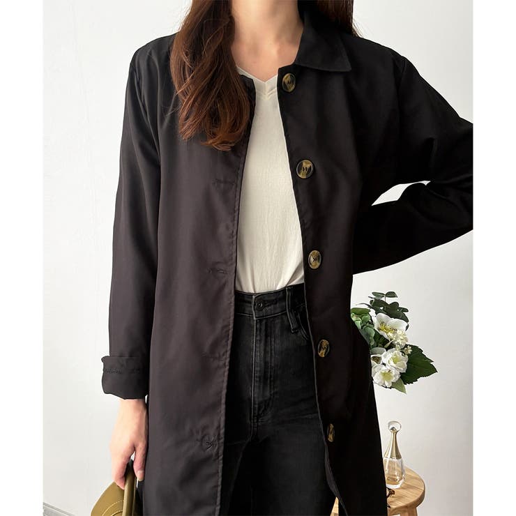 ベーシックステンカラーコート レディース おしゃれ | Amulet | 詳細画像3 