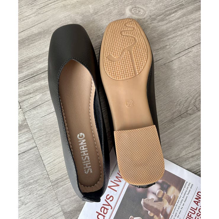 スクエアトゥローヒールパンプス おしゃれ レディース | Amulet | 詳細画像15 