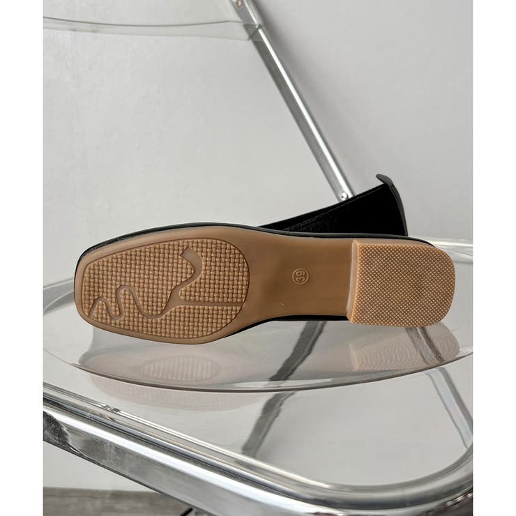 スクエアトゥローヒールパンプス おしゃれ レディース | Amulet | 詳細画像18 