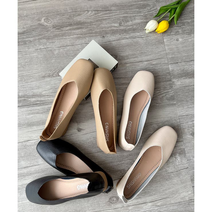 スクエアトゥローヒールパンプス おしゃれ レディース | Amulet | 詳細画像35 